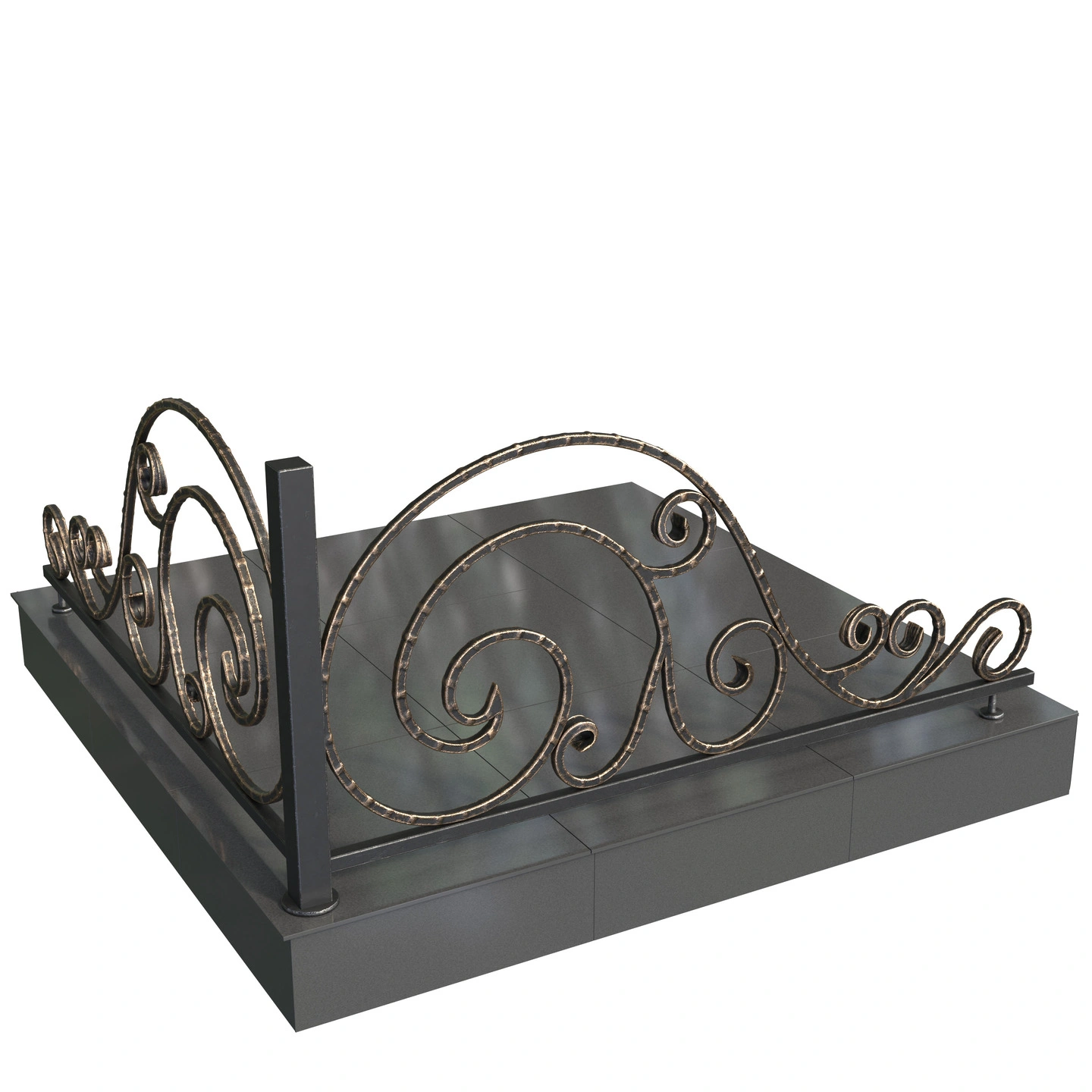 Кованая ограда 15